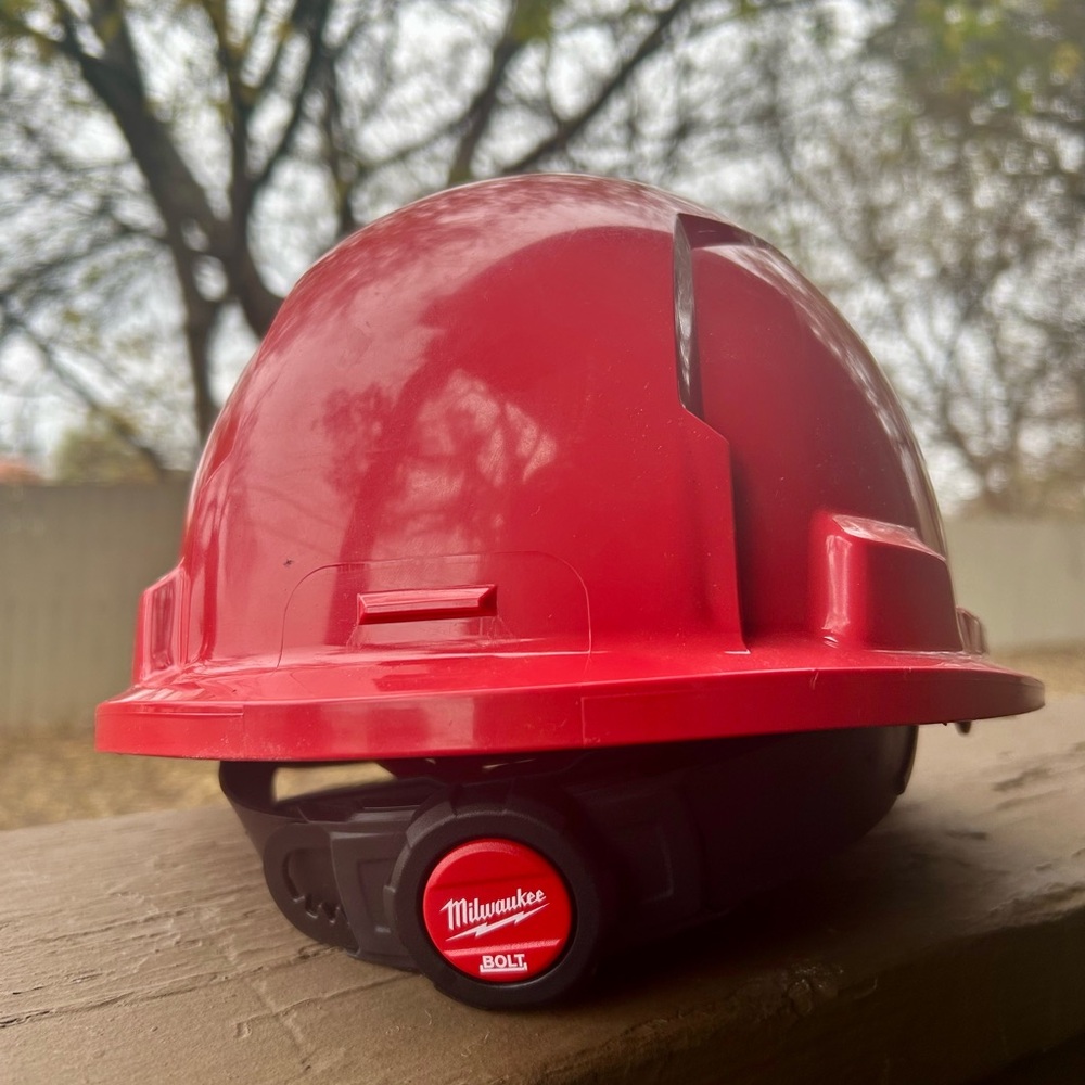 Milwaukee Red Hard Hat